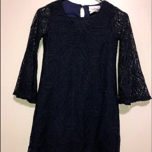 Navy Blue Girls Dress